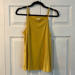 Yellow Squareneck tank top from Old Navy size medium.